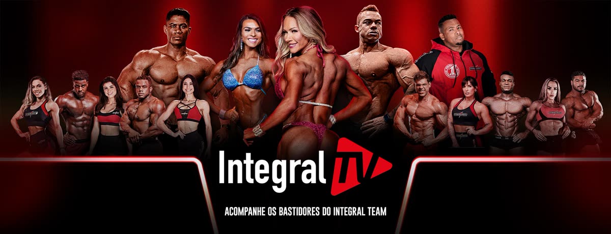 Faixa do Integral TV reunindo os atletas patrocinados do Integral Team.